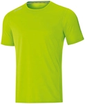 JAKO Run 2.0 Laufshirt neongr&uuml;n 128 (Kinder)