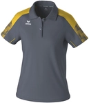 erima EVO STAR Poloshirt Damen slate grey/gelb 34