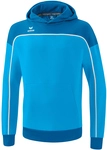 erima Change Hoodie Kinder curacao/mykonos/wei&szlig; 140