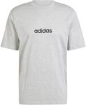 adidas Essentials Linear Single Jersey T-Shirt Herren JE9002 - medium grey