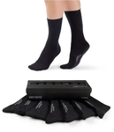 7er Pack camano Comfort Crew Socken 9999 - black 35-38