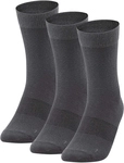 3er Pack JAKO Freizeitsocken anthrazit 35-38