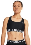UNDER ARMOUR HeatGear Armour Mid Support Sport-BH Damen 001 - black/white L
