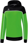 erima Change Hoodie Damen green/schwarz/wei&szlig; 34