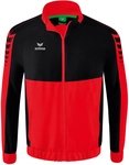 erima Six Wings Pr&auml;sentationsjacke rot/schwarz S