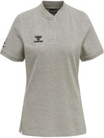 hummel MOVE Grid Poloshirt Damen 2006 - grey melange XS