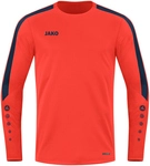 JAKO Power Sweatshirt 375 - flame/marine S