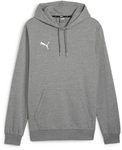 PUMA teamGOAL Casuals Hoodie Herren 33 - medium gray heather/puma white L
