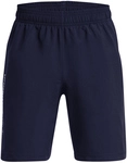 UNDER ARMOUR Woven Shorts Jungen 410 - midnight navy/white L (149-160 cm)