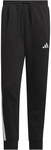 adidas Essentials 3-Streifen Fleece Trainingshose Herren JD1861 - black/white L