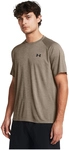 UNDER ARMOUR Tech Strukturiertes Trainingsshirt Herren 200 - taupe dusk/black XXL