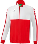 erima Six Wings Pr&auml;sentationsjacke rot/wei&szlig; 128