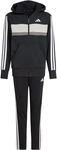 adidas Seasonal Essentials Tiberio 3-Streifen Fleece Jogginganzug Kinder JC7520 -