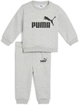 PUMA Minicats Essentials Fleece Crew Baby-Jogginganzug 04 - light gray heather 68