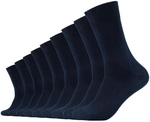 9er Pack camano Comfort Baumwoll Crew Socken 0004 - navy 35-38
