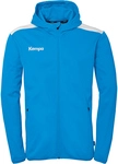 Kempa Emotion 27 Trainingsjacke mit Kapuze Kinder kempablau/wei&szlig; 116