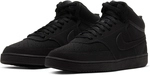 NIKE Court Vision Mid Leder-Sneaker Herren 001 - black/black-black 38.5