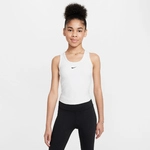NIKE One Dri-FIT Tanktop M&auml;dchen 100 - white/black M (137-146 cm)