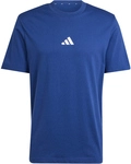 adidas Essentials Small Logo Single Jersey T-Shirt Herren JF1093 - dark blue/white