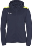 Kempa Emotion 27 Trainingsjacke mit Kapuze Damen marine/fluo gelb L