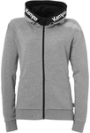 Kempa Core 26 Kapuzenjacke Damen 213 - dark grau melange L