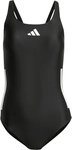 adidas 3-Streifen C-Back Badeanzug Damen JN8118 - black/white 34