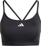 adidas Aeroreact 3-Streifen Sport-BH Damen 095A - black M