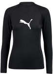 PUMA Swim langarm Rashguard Shirt Damen 01 - black XS