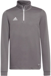 adidas Entrada 22 1/4-Zip Trainings-Top Kinder H57549 - team grey four 116