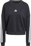 adidas Essentials 3-Streifen French Terry Sweatshirt Damen JE0016 - black/white XS