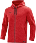 JAKO Premium Kapuzenjacke rot meliert 4XL