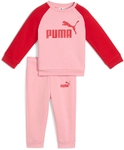 PUMA Minicats Essentials Raglan Fleece Crew Baby-Jogginganzug 27 - pinkscape 68
