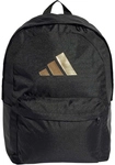 adidas Classic 3-Streifen Logo Rucksack (27,5 Liter) IS7048 - black/gold met.