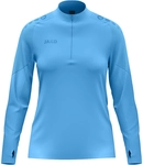 JAKO Light Flow 1/4-Zip Sweatshirt Damen 430 - skyblue S