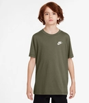 NIKE Sportswear T-Shirt Kinder 222 - medium olive S (128-137 cm)