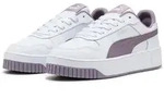 PUMA Carina Street Plateau Sneaker Damen 52 - PUMA white/plum jam/PUMA silver 37
