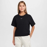NIKE Sportswear T-Shirt M&auml;dchen 010 - black S (128-137 cm)