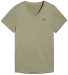 PUMA Tad Essential V-Neck Trainingsshirt Damen 82 - lux army S
