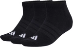 3er Pack adidas Cushioned Essentials Low Cut Socken KD6720 - black/black/white 46-48