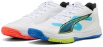 PUMA Accelerate Turbo 4 Game On Handballschuhe 01 - PUMA white/glowing red/ultra blue