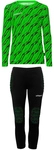 uhlsport Progressive Torwart-Set (Torwarttrikot + Torwarthose) Kinder fluo