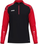 JAKO Sonic 1/4-Zip Sweatshirt 812 - schwarz/rot L