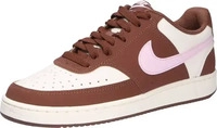 Nike IM1652-004, NIKE Court Vision Low Premium Sneaker Damen 004 - soft pearl/pink