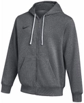 NIKE Park 26 Fleece Kapuzenjacke Herren 063 - dk grey heather/black XL