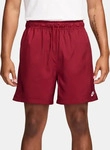 Nike FN3307-613, NIKE Club Woven Flow Shorts Herren 613 - team crimson/white S