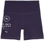 PUMA x Hyrox Train All Day Essentials kurze Leggings Damen 64 - deep plum L