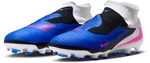 NIKE Phantom 6 High Pro FG Fu&szlig;ballschuhe Herren 446 - racer blue/pink blast-white 46