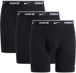 3er Pack NIKE Long Boxershorts Briefs Herren 001 - black S
