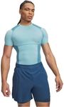 UNDER ARMOUR HeatGear Elite kurzarm Kompressionsshirt Herren 425 - blue
