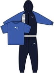 PUMA Minicats T-Shirt, Kapuzenjacke + Jogginghose Baby-Set 16 - new navy 104